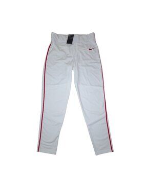 Nike Mens Medium Baseball Pants White Red Trim New with Tags Polyester